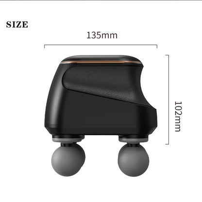 MuscleGlow Four-Head Deep Massage Gun