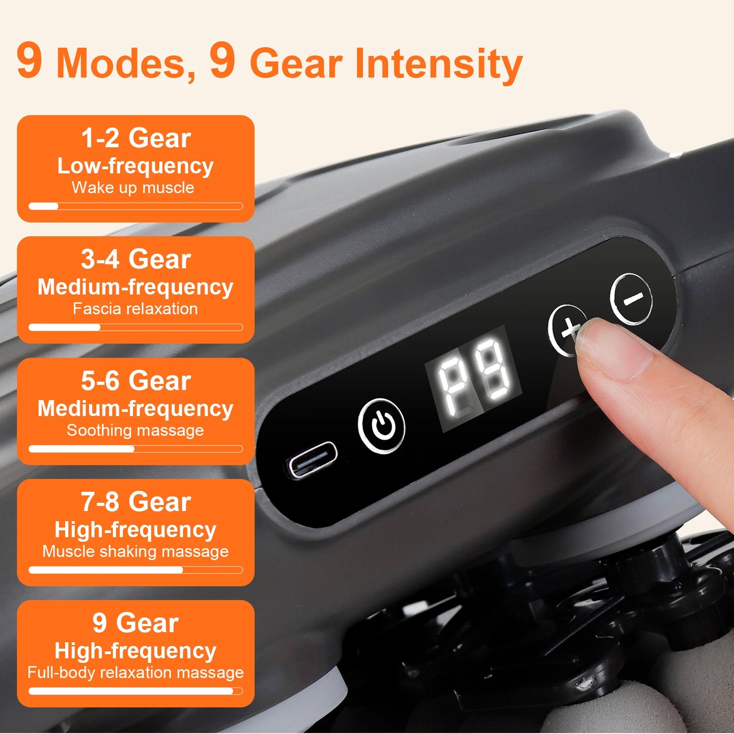 MuscleGlow 42-Head Ultra Deep Massage Gun