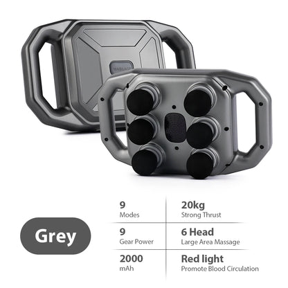 MuscleGlow Six-Head Deep Relief Massage Gun