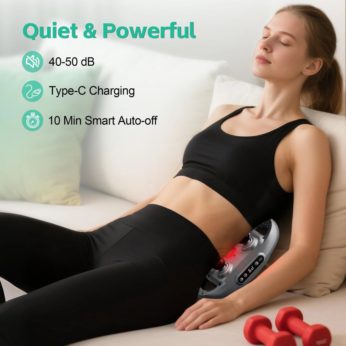 MuscleGlow Pro Six-Head Massage Gun